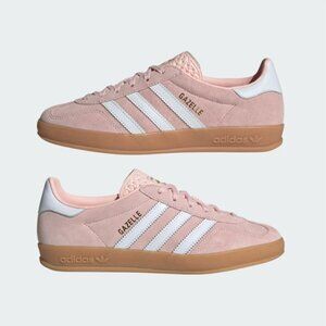 NWT Adidas Women's Originals Gazelle Indoor Shoes Sandy Pink US 7